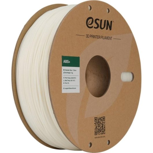 Filamento ABS+ eSUN ABS+175W1P1 Bianco 1,75 mm Alta Resistenza Facile Stampa