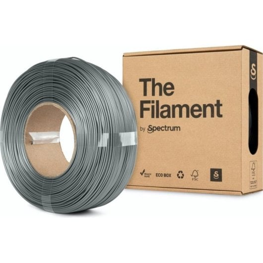 Filamento PETG The Filament TF-24062 Gris Plata 1,75 mm Refill Fácil Impresión