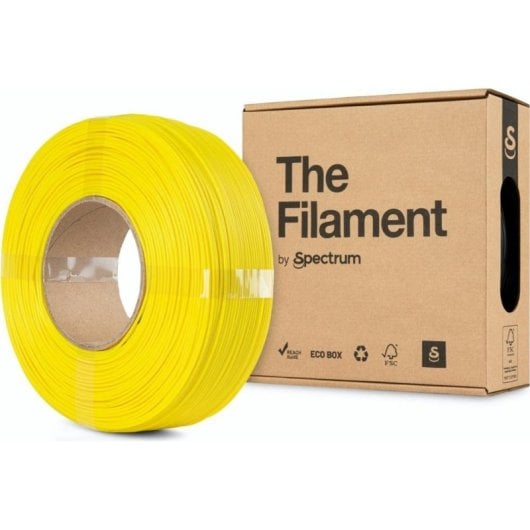 Filamento PLA The Filament TF-24052 Amarillo Refill 1,75 mm Fácil Impresión