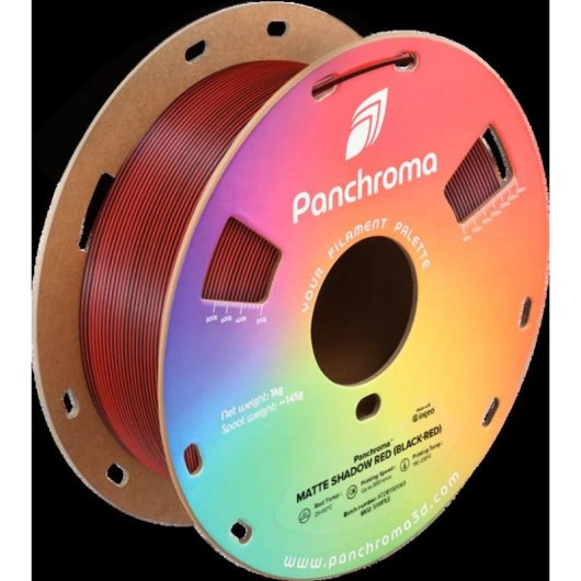 Filamento PLA Polymaker Panchroma Dual Matte Multicolor 1,75 mm Acabado Mate Compatible AMS
