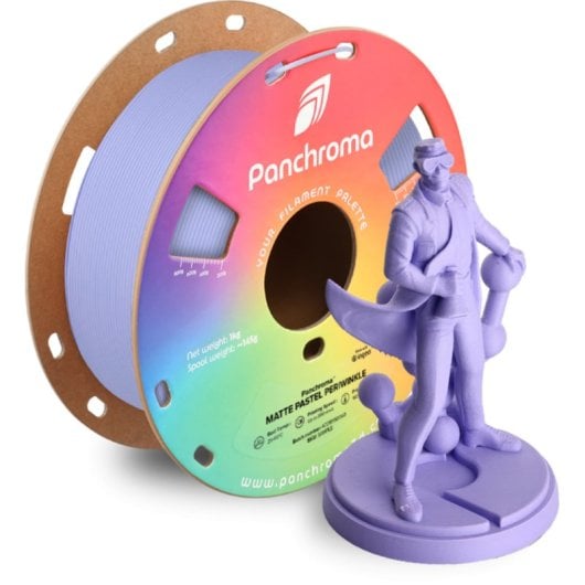 Filamento PLA Polymaker Panchroma Matte Violetta 1,75 mm Superficie Opaca Facile Stampa