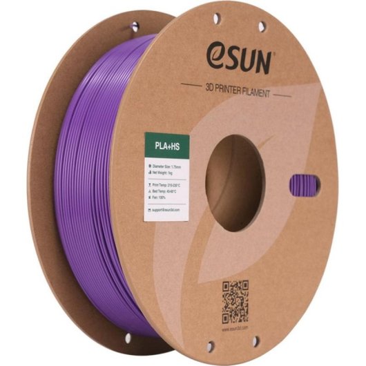 Filamento PLA eSUN PLA+HS175Z1P1 Violeta 1,75 mm Impressao Alta Velocidade