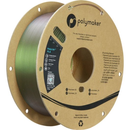 Filament PLA Polymaker PolyLite PLA Starlight Spécial 1,75 mm Effet Couleur