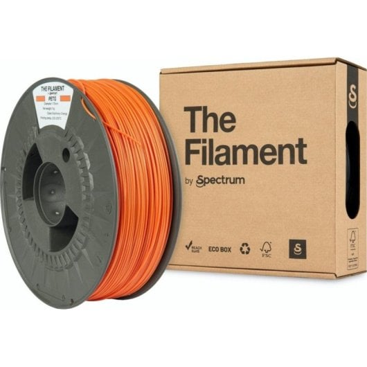 Filament PETG The Filament TF-24024 Orange 1,75 mm Recycelte Spule Einfacher Druck