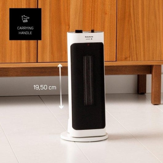 Calefactor Cerámico Taurus Atacama 2001 2000W Oscilante Termostato Seguridad