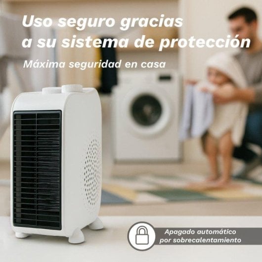 Calefactor Termoventilador Grunkel Cf-2000dual 2000W Termostato Dual Position