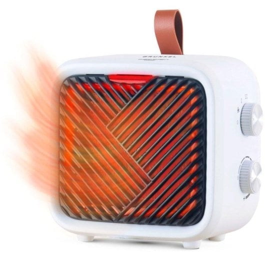 Calefactor Cerámico Grunkel CF-1500CM 1500W Termostato Portátil Seguro