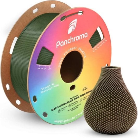 Filamento PLA Polymaker Panchroma Dual Matte Multicolor 1,75 mm Acabado Mate Alta Calidad