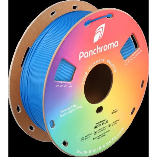 Filamento PLA Polymaker Panchroma CA05002 Azul 1,75 mm Acabado Satinado Fácil Impresión