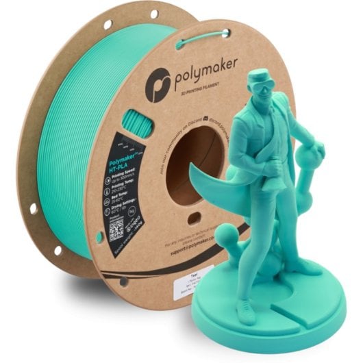 Filament PLA-HT Polymaker PA17007 Turquoise 1,75 mm Haute Résistance Thermique