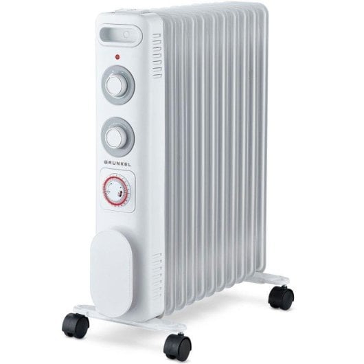 Radiador Eléctrico Grunkel RD-2500S 2500W 11 Elementos Programable Seguridad Total