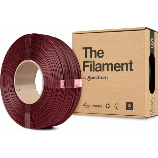 Filamento PLA Carbono The Filament TF-24103 Rojo Refill 1,75 mm Acabado Mate