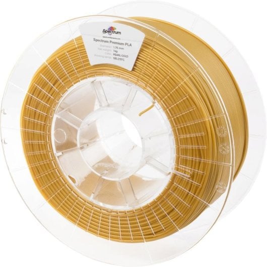 Filamento PLA Spectrum 80044 Ouro 1,75 mm Alta Durabilidade Impressão Estável