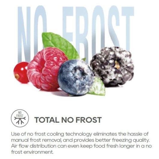 Frigorífico Dos Puertas VOK EVR-190NEI No Frost 149cm 190L E Inox