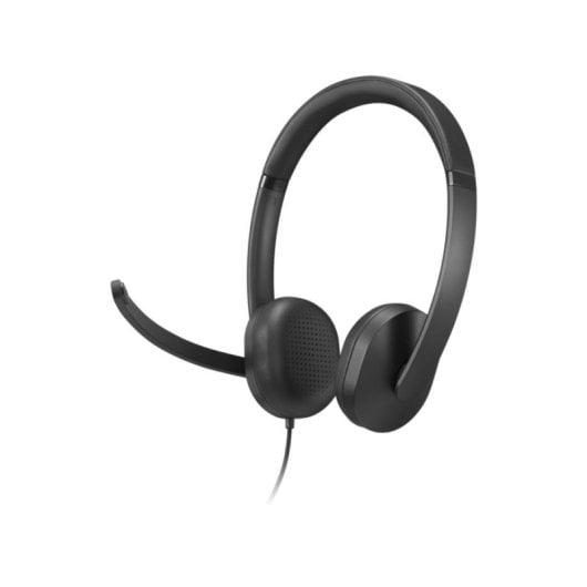 Casque Lenovo VoIP Headset 5000 filaire USB-C pour bureau avec annulation du bruit noir