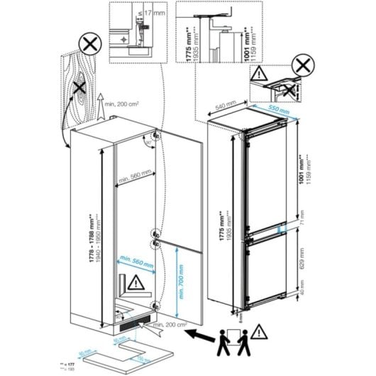 Réfrigérateur Combiné Beko B3BCNA294HS Defrost 178 cm 194 L E Blanc Affichage LED
