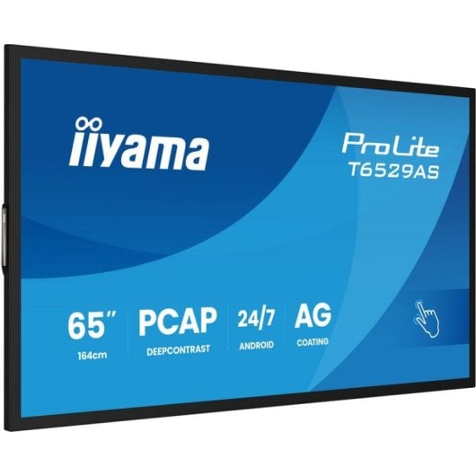 Écran PC iiyama T6529AS-B1AG 65" Ultra HD 4K 60Hz VA Tactile Android WiFi