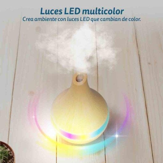 Humidificador Grunkel DIF-300M compacto 300 ml USB luces LED temporizador