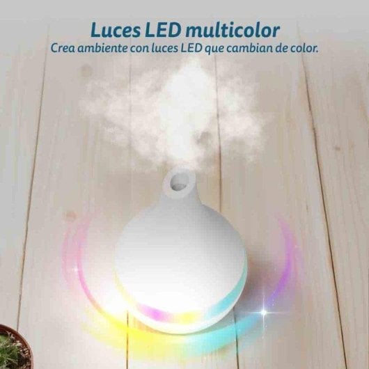Humidificador Grunkel Dif-300b 300 ml Apagado Automático Luces LED USB