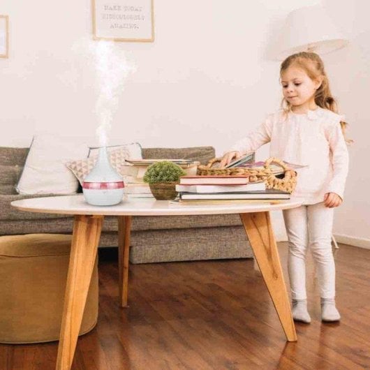 Humidificador Grunkel Dif-300b 300 ml Apagado Automático Luces LED USB