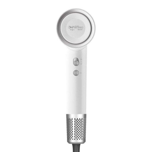 Professioneller Föhn By AGV Smart Pro UltraLigero 1800W 3 Temperaturstufen 2 Geschwindigkeiten Ionen Diffusor Weiß