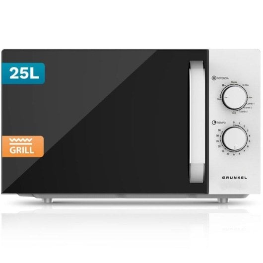 Microondas Grunkel MWG-25GRILL 25 Litros 1850W con Grill Modos Combinados