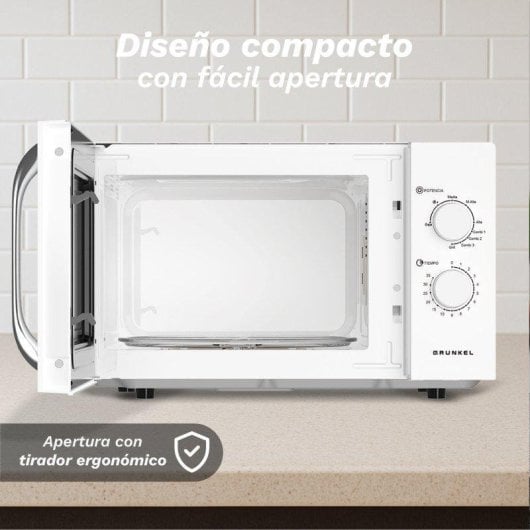 Microondas Grunkel MWG-25GRILL 25 Litros 1850W con Grill Modos Combinados