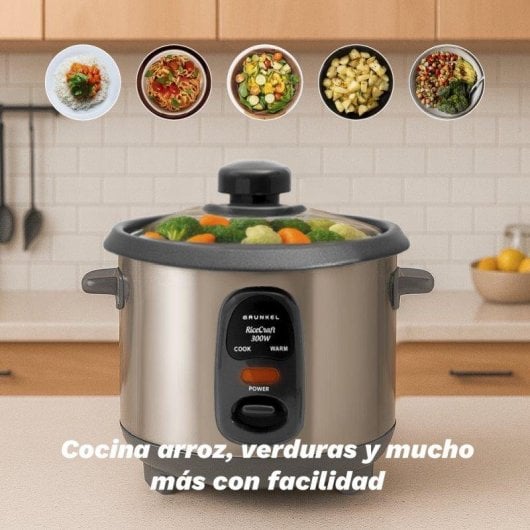 Reiskocher Grunkel Rc-18larrocera 1,8l 700W Edelstahl Warmhaltefunktion