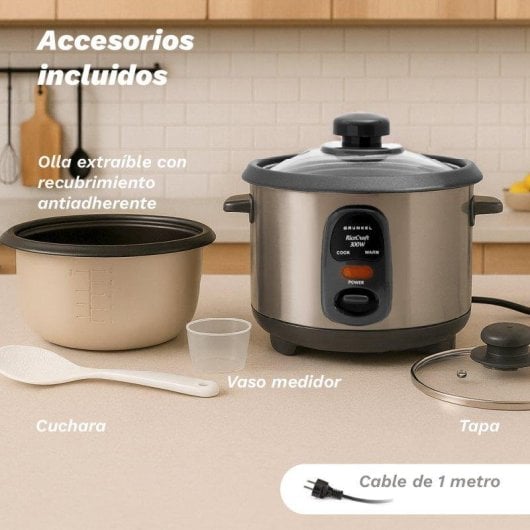 Reiskocher Grunkel Rc-18larrocera 1,8l 700W Edelstahl Warmhaltefunktion