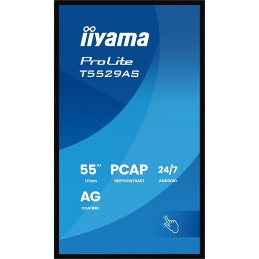 Monitor iiyama T5529AS-B1AG 54.6" UltraHD 4K 60Hz VA Touch Android