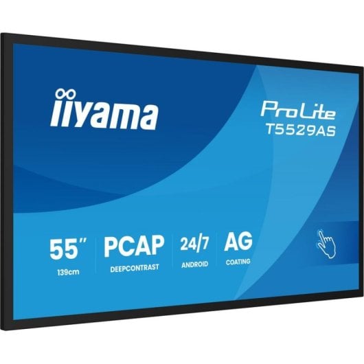 Monitor iiyama T5529AS-B1AG 54.6" UltraHD 4K 60Hz VA Touch Android