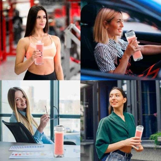 Batidora de vaso Grunkel BAT-350 Smooth 350W 2 vasos portátiles