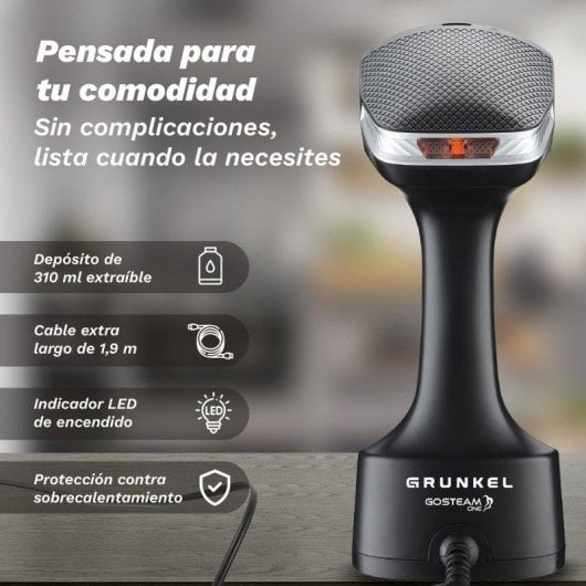 Ferro a Vapor Vertical Grunkel Pv-1600gs Plancha 1600W Depósito 310ml