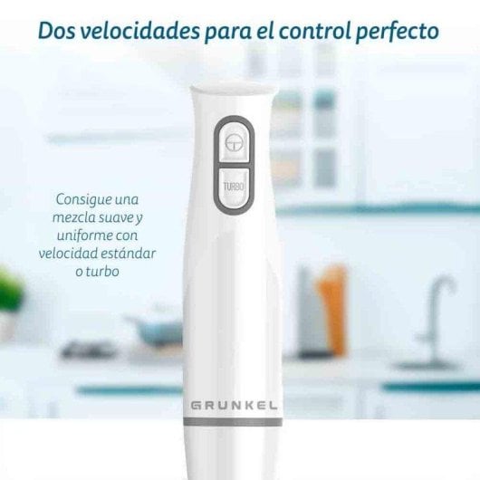 Batidora de mano Grunkel MP-600Easy acero inoxidable 600W Turbo