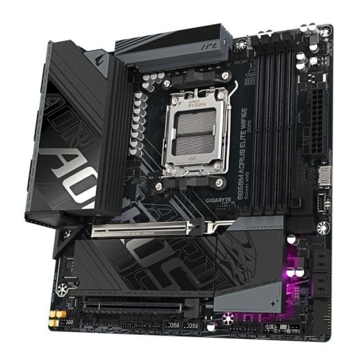 Motherboard Gigabyte B850M AORUS ELITE WIFI6E AMD B850 Sockel AM5 DDR5 Micro-ATX WiFi 6E 2.5GbE M.2 RAID