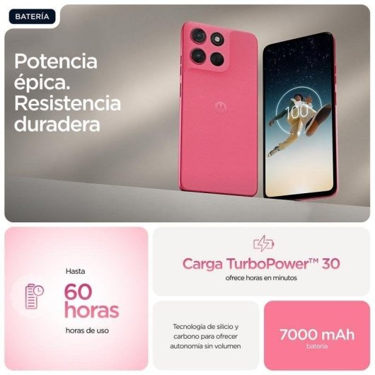 Motorola Moto G57 Power 5G 8GB 256GB 6.72" Pink Lemonade