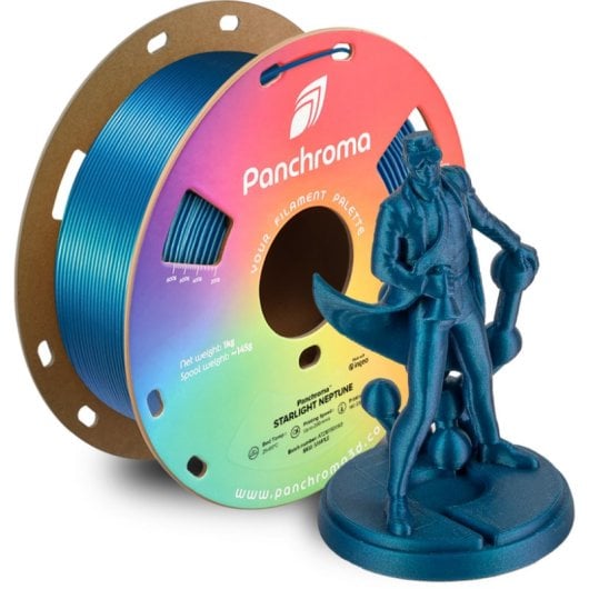 Filamento PLA Polymaker Panchroma Starlight Especial 1,75 mm Brilho Mudança Cor