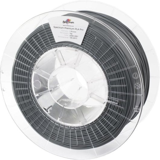Filamento PLA Pro Spectrum 80109 Cinzento 1,75 mm Alta Resistência Impacto