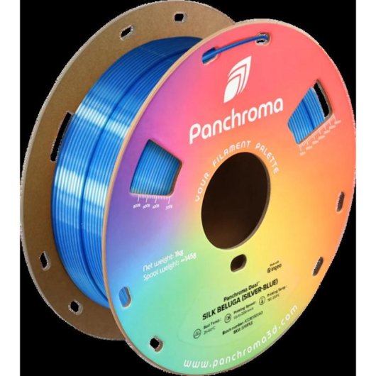 Filamento PLA Polymaker Panchroma Dual Silk Multicolor 1,75 mm Acabamento Sedoso Impressao Facil