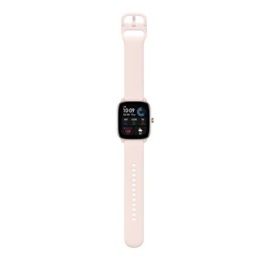 Amazfit GTS 4 Mini Bluetooth GPS 42mm AMOLED Rosa Resistencia Agua 5ATM SpO2 Pulsómetro