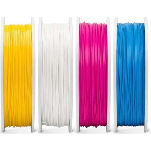 Filamento Easy PLA Fiberlogy EASY-CMYK-175-4X050 CMYK Branco Amarelo Magenta Ciano 1,75 mm Pack Criativo
