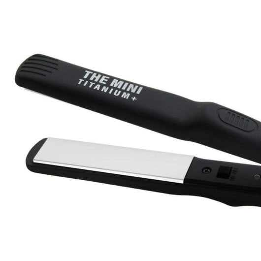 Prancha de Cabelo Titânio para Viagem By AGV Mini 230ºC 10 Definições Desligar Automático Preto