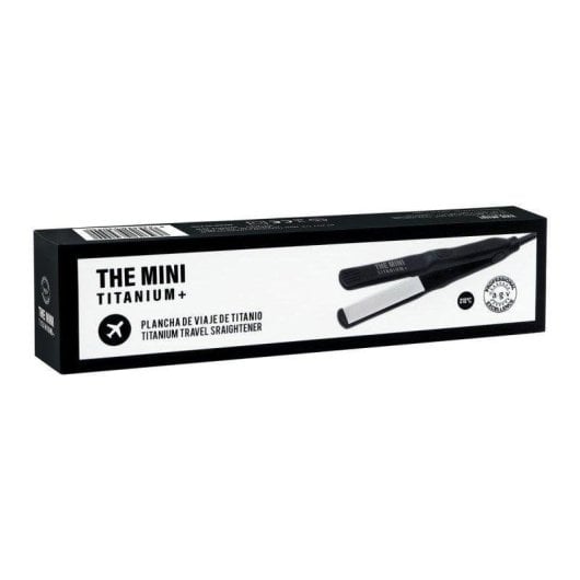 Prancha de Cabelo Titânio para Viagem By AGV Mini 230ºC 10 Definições Desligar Automático Preto