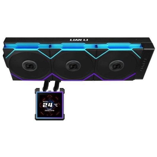Refrigeration Liquide Lian Li HydroShift II LCD-S 360mm 3 Ventilateurs Écran IPS RGB