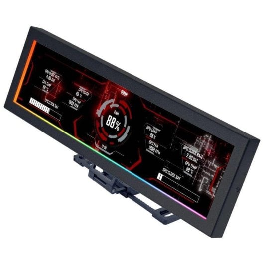 Ecrã Secundário Lian-Li 8.8" Universal IPS LCD Preto ARGB USB