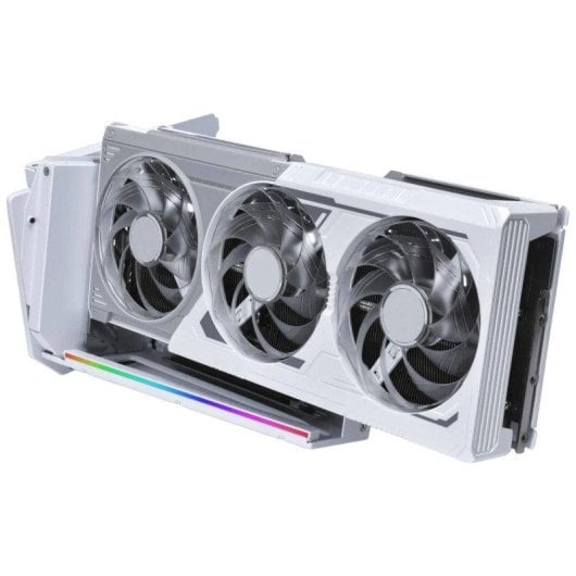 Kit de Soporte Vertical GPU Lian Li V4 PCIe 5.0 Blanco con Cable Riser RGB