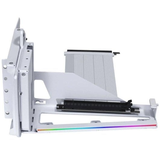 Kit de Soporte Vertical GPU Lian Li V4 PCIe 5.0 Blanco con Cable Riser RGB