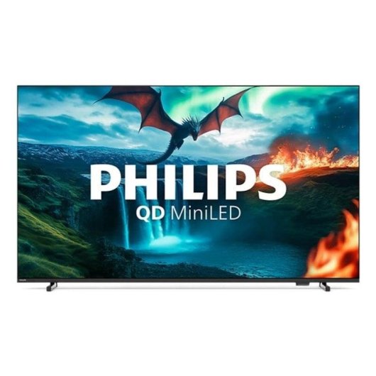 TV Philips QD-Mini LED 65MLED820 65" 4K UltraHD 60Hz Smart TV Titan OS Dolby Vision HDR10+ Dolby Atmos