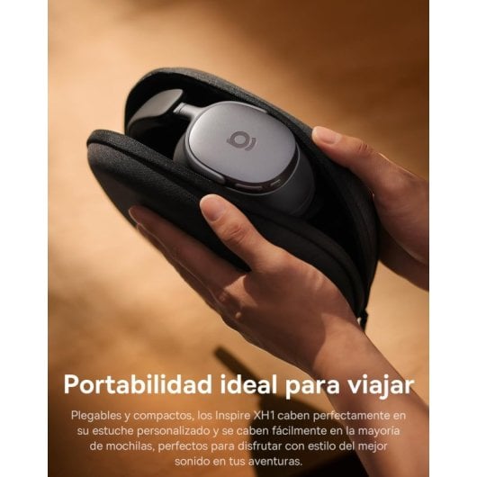 Kopfhörer Baseus Inspire XH1 kabellos Bluetooth mit Geräuschunterdrückung Schwarz