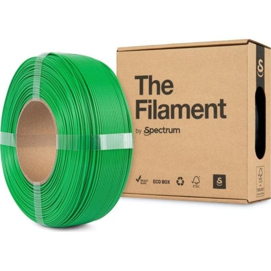 Filamento PLA The Filament TF-24076 Verde Refill 1,75 mm Alta Velocidad Facil Impresion
